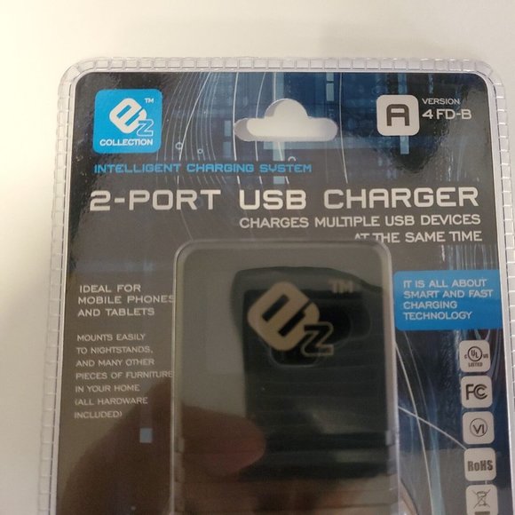 Intelligent Charging System: EZ Collection: 2-Port USB Charging Hub: New in Box - Picture 2 of 8